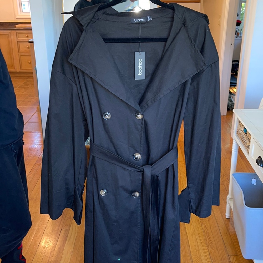 Boohoo Black Coat